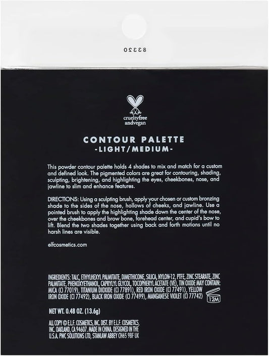 e.l.f. Contour Palette, 4 Shades, 16g